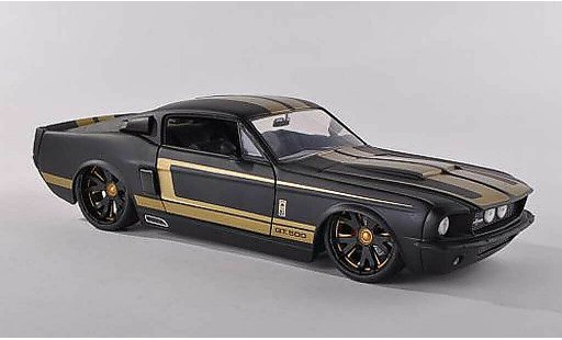 Shelby GT 500 1967 1/18 Jada Toys schwarz dore modellautos