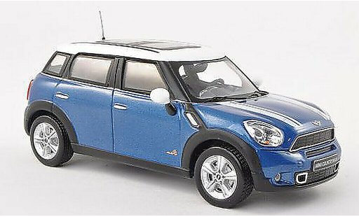 Mini Countryman S 1/43 IXO blau/weiss 2011 modellautos