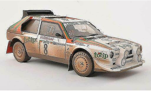 Lancia Delta S4 1/18 Autoart No.8 totip Rally Sanremo 1986 Cerrato/Cerri modellautos