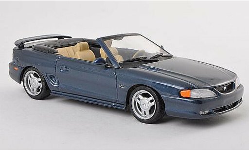 Ford Mustang Cabriolet 1/43 Minichamps blau modellautos