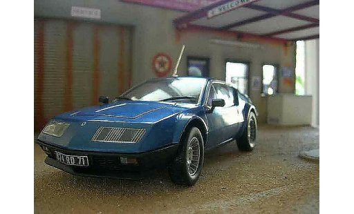 Alpine A310 rallye 1/18 Norev blau modellautos