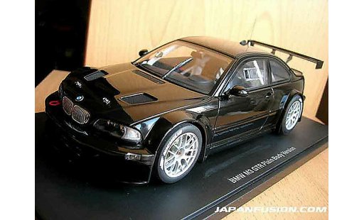Bmw M3 coupe 1/18 Autoart GTR E46 plain body version schwarz modellautos