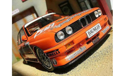 Bmw M3 coupe 1/18 Minichamps DTM E30 team linder #18 hahne jagermeister modellautos