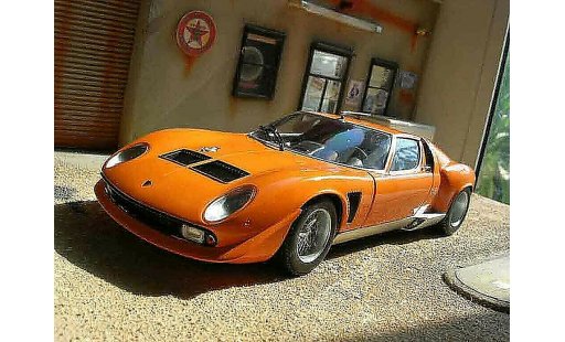 Lamborghini Miura Jota 1/18 Kyosho svr orange modellautos