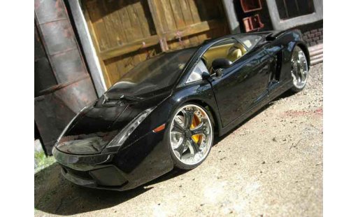 Lamborghini Gallardo SE 1/18 Playerz tuning schwarz modellautos