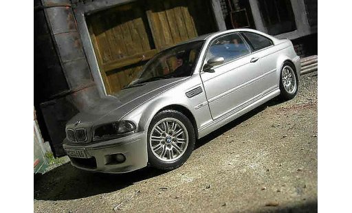 Bmw M3 coupe 1/18 Kyosho E46 grau modellautos