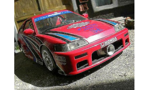 Honda CRX Base 1/18 Hot Wheels drag race rot modellautos