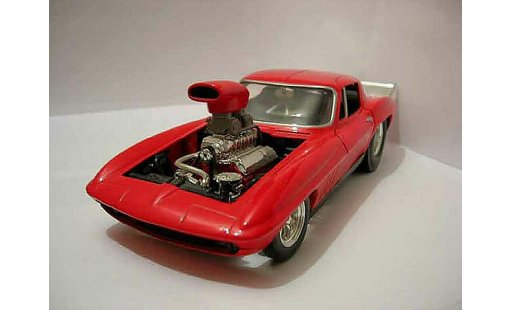 Chevrolet Corvette Coupe 1/18 Hot Wheels C2 rot 1965 modellautos