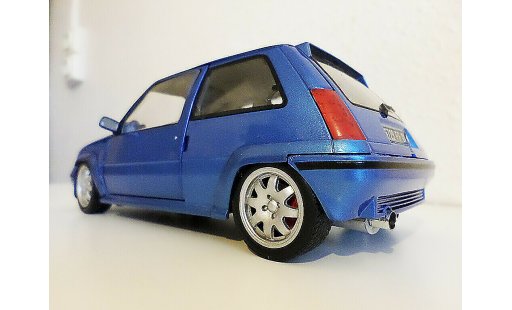 Renault 5 Turbo 1/18 Norev GT jantes speedline 1 pouces blau modellautos