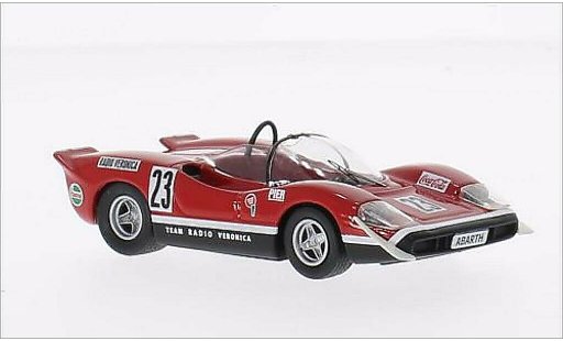 Abarth 2000 S 1/43 Best No.23 Team Radio Verona Silverstone 1969 modellautos