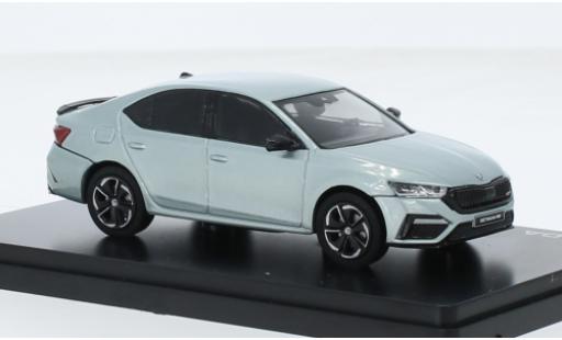 Modellautos Skoda Octavia 1/43 Abrex IV RS metallise bleu clair 2020 Skoda Octavia 1/43 Abrex IV RS metallise bleu clair 2020 modellautos