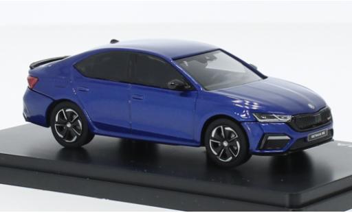 Modellautos Skoda Octavia 1/43 Abrex IV RS metallise bleu foncé 2020 Skoda Octavia 1/43 Abrex IV RS metallise bleu foncé 2020 modellautos