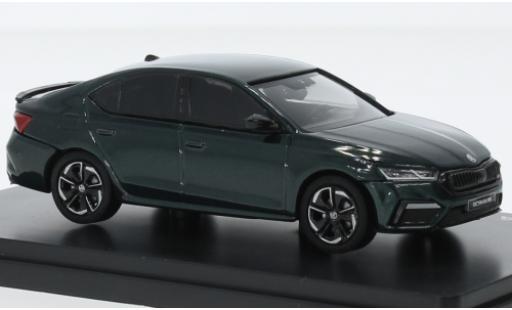 Modellautos Skoda Octavia 1/43 Abrex IV RS metallise vert foncé 2020 Skoda Octavia 1/43 Abrex IV RS metallise vert foncé 2020 modellautos