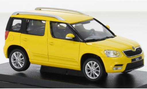 Skoda Yeti 1/43 Abrex jaune 2013 modellautos