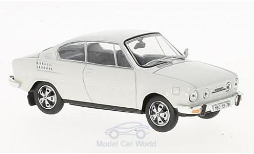 Skoda 110 1/43 Abrex R weiss modellautos