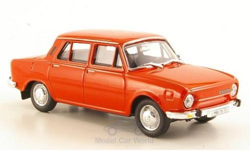 Skoda 110 1/43 Abrex L rot 1973 modellautos