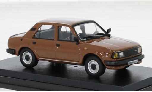 Skoda 120 1/43 Abrex L braun 1984 1:43 modellautos