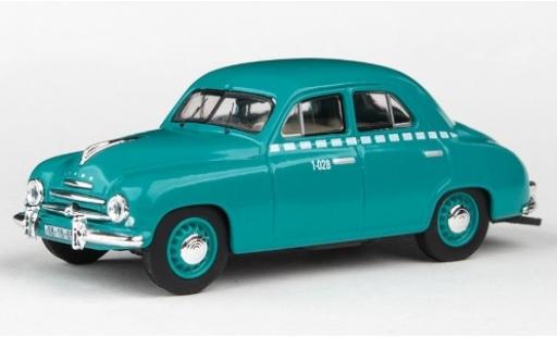 Skoda 120 1/43 Abrex 1 türkis Taxi 1956 modellautos