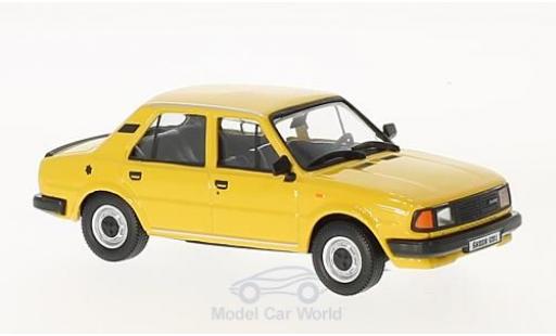 Skoda 120 1/43 Abrex L gelb 1984 modellautos