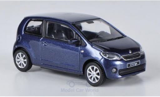 Modellautos Skoda Citigo 1/43 Abrex mettalic blau 2012 3-Türer Skoda Citigo 1/43 Abrex mettalic blau 2012 3-Türer modellautos