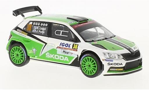Modellautos Skoda Fabia 1/43 Abrex III R5 No.38 Rallye WM Rallye Tour de Corse 2015 E.Lappi/J.Ferm Skoda Fabia 1/43 Abrex III R5 No.38 Rallye WM Rallye Tour de Corse 2015 E.Lappi/J.Ferm modellautos