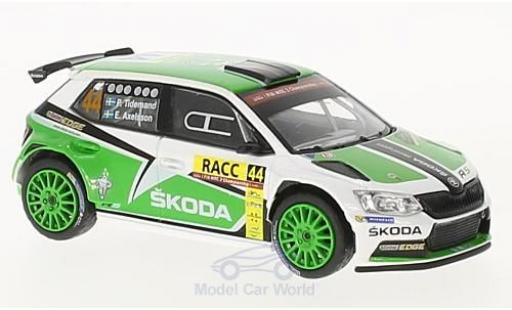 Modellautos Skoda Fabia 1/43 Abrex III R5 No.44 Rallye WM Rallye Catalunya 2015 P.Tidemand/E.Axelsson Skoda Fabia 1/43 Abrex III R5 No.44 Rallye WM Rallye Catalunya 2015 P.Tidemand/E.Axelsson modellautos