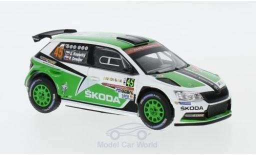 Modellautos Skoda Fabia 1/43 Abrex III R5 No.45 Rallye WM Rallye Sardinien 2015 J.Kopecky/P.Dresler Skoda Fabia 1/43 Abrex III R5 No.45 Rallye WM Rallye Sardinien 2015 J.Kopecky/P.Dresler modellautos