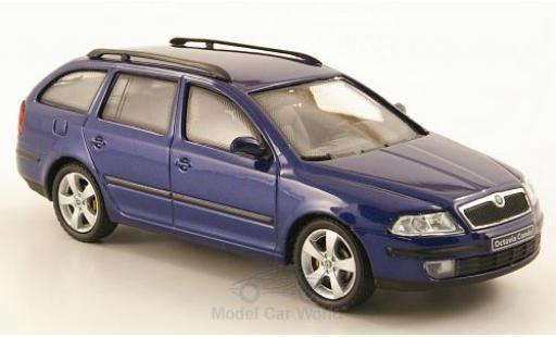 Modellautos Skoda Octavia 1/43 Abrex Combi mettalic blau 2004 Skoda Octavia 1/43 Abrex Combi mettalic blau 2004 modellautos
