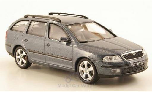 Modellautos Skoda Octavia 1/43 Abrex Combi mettalic grau 2004 Skoda Octavia 1/43 Abrex Combi mettalic grau 2004 modellautos