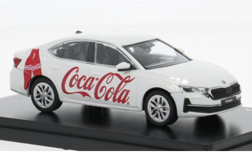 Modellautos Skoda Octavia 1/43 Abrex IV FL weiss 2024 Coca Cola 1:43 Skoda Octavia 1/43 Abrex IV FL weiss 2024 Coca Cola 1:43 modellautos