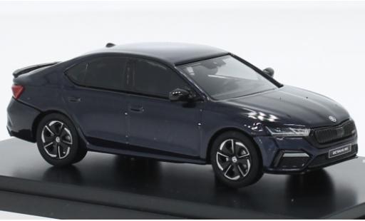Skoda Octavia 1/43 Abrex IV RS metallise blau 2020 1:43 modellautos