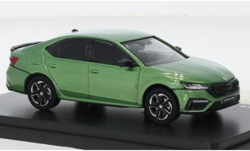 Skoda Octavia 1/43 Abrex IV RS metallise gr&uuml;n 2020 1:43 modellautos