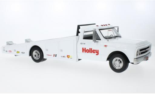 Chevrolet C-30 1/18 ACME Ramp Truck blanche Holley Speed Shop 1967 modellautos