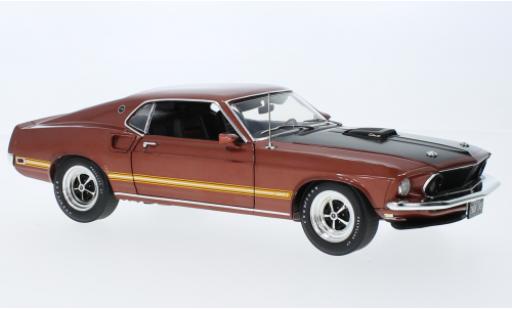Ford Mustang 1/18 ACME Mach 1 428 Cobra Jet rouge 1969 modellautos