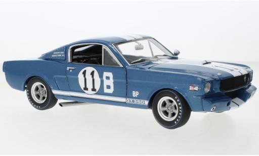 Shelby GT 350 1/18 ACME Ford Mustang R metallise bleu/blanche No.11 Dockery Ford 1965 modellautos
