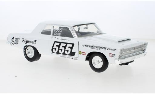 Plymouth Belvedere 1/18 ACME Super Stock No.555 1965 modellautos