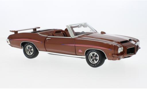 Modellautos Pontiac GTO 1/18 ACME Cabriolet brun The Judge 1971 Pontiac GTO 1/18 ACME Cabriolet brun The Judge 1971 modellautos