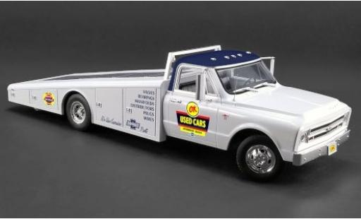 Chevrolet C-30 1/18 ACME Ramp Truck weiss/Dekor OK - Used Cars 1967 dépanneuse modellautos