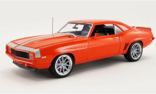 Chevrolet Camaro 1/18 ACME Restomod orange/silber 1969 modellautos
