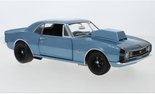 Chevrolet Camaro 1/18 ACME SS Drag mettalic blau/schwarz 1967 modellautos