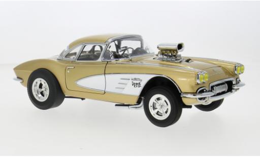 Modellautos Chevrolet Corvette 1/18 ACME Gasser bronze/gelb 1961 1:18 Chevrolet Corvette 1/18 ACME Gasser bronze/gelb 1961 1:18 modellautos
