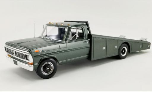Ford F-350 1/18 ACME Ramp Truck mettalic grün 1970 modellautos