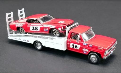 Ford Mustang 1/64 ACME No.38 Allan Moffat Racing Trans-Am 1969 avec F-350 Ramp Truck A.Moffat modellautos