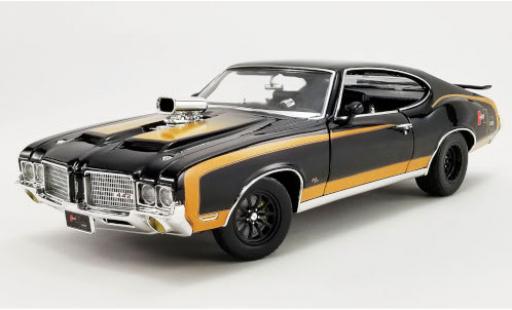 Oldsmobile 442 1/18 ACME Hurst Drag Outlaw schwarz/gold 1972 modellautos