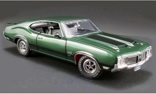 Oldsmobile 442 1/18 ACME W-30 mettalic grün/schwarz 1970 modellautos