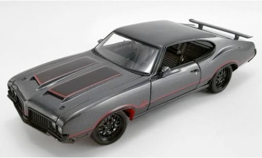 Oldsmobile 442 1/18 ACME W30 Street Fighter mettalic anthrazit/matt-schwarz 1970 modellautos