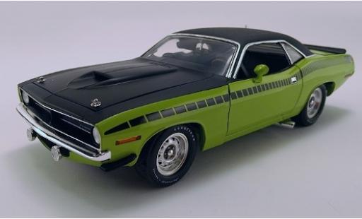 Plymouth Barracuda 1/18 ACME AAR grün/matt-schwarz 1970 mit Vinyldach modellautos