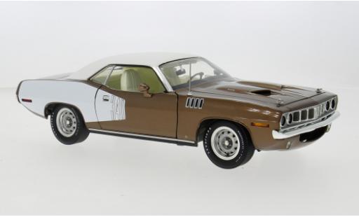 Modellautos Plymouth Cuda 1/18 ACME bronze/weiss 1971 1:18 Plymouth Cuda 1/18 ACME bronze/weiss 1971 1:18 modellautos