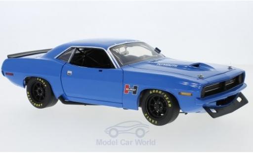 Plymouth Cuda 1970 1/18 ACME Trans Am Street Version blau 1970 modellautos