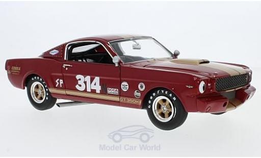 Shelby GT 1/18 ACME 350H rot/gold 1966 Rent A Racer No.314 modellautos
